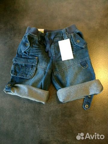 Новые джинсовые шорты Vertbaudet, 6 лет (114 см)