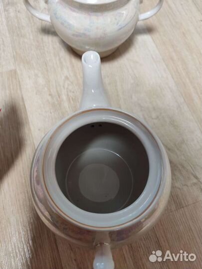 Чайники и сахарница фарфор СССР