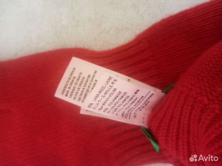 Перчатки шерсть Benetton