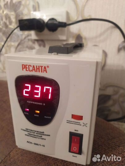 Стабилизатор напряжения ресанта асн-500/1-Ц