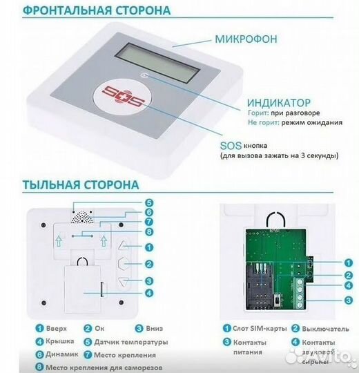 Тревожная GSM кнопка HealthBox K3