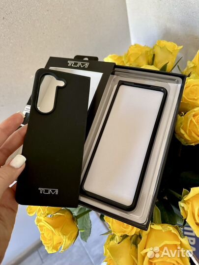 Чехол Tumi Liquid Silicone Metal Galaxy Z Fold 5