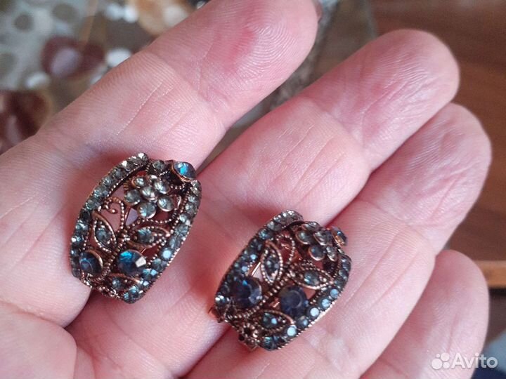 Серьги под старину