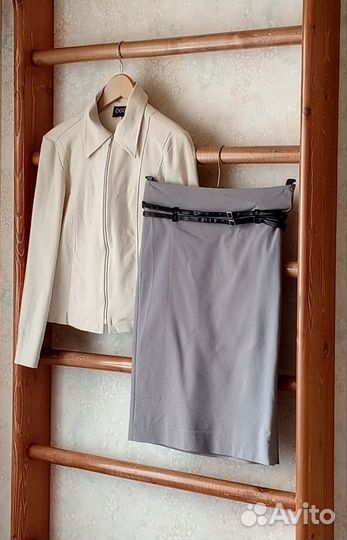 Женский костюм Oodji с юбкой и летней курткой,р.44