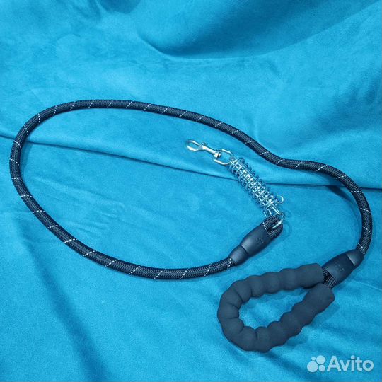 Поводок с амортизатором, усиленный из нейлона