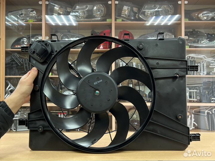 Вентилятор охлаждения Шевроле Круз / Опель Астра