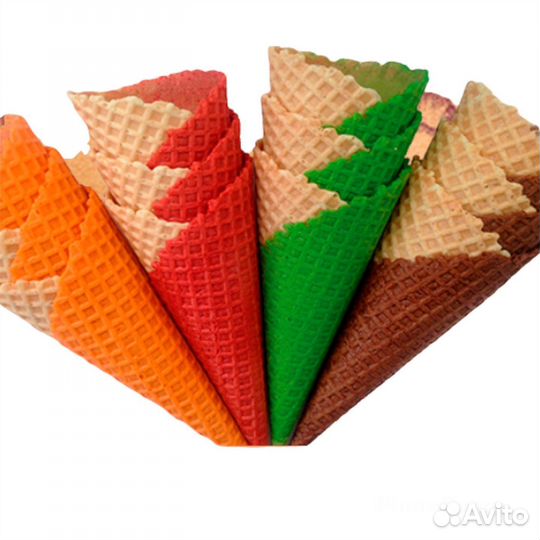 Вафельные рожки