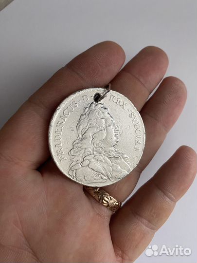 Монета Швеция 1 риксдалер, 1748