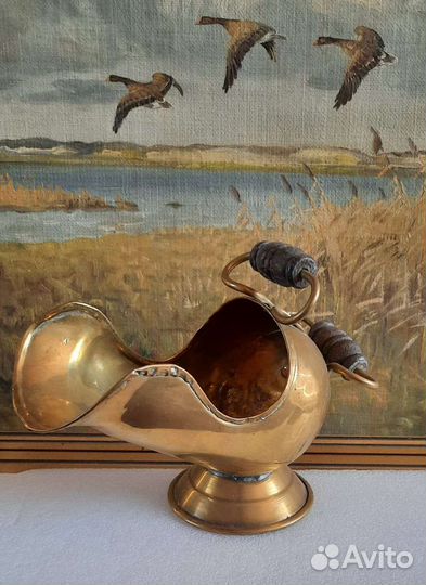 Антикварный бронзовый зольник