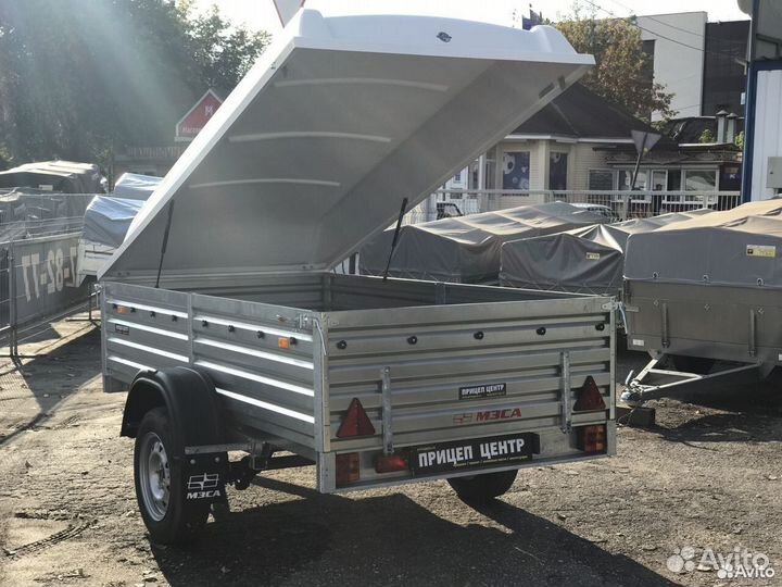 Прицеп Мзса 817701.024, 2.5х1.3 м., с крышкой