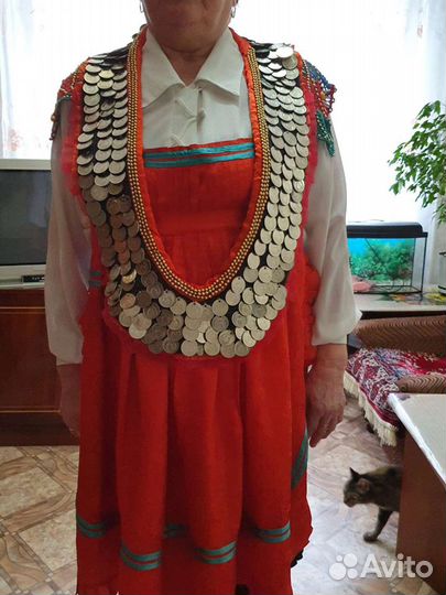 Мониста украшение нагрудное национальное Чувашское