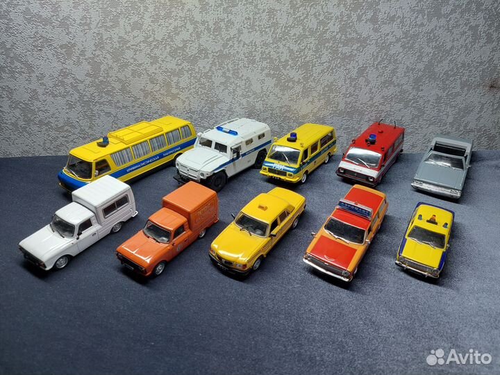 Модели машин Deagostini 1:43