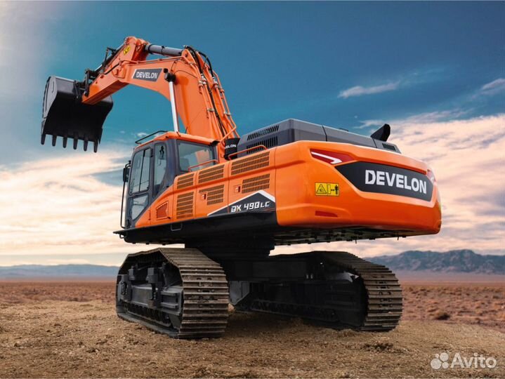 Гусеничный экскаватор Develon DX490LC-7B, 2024