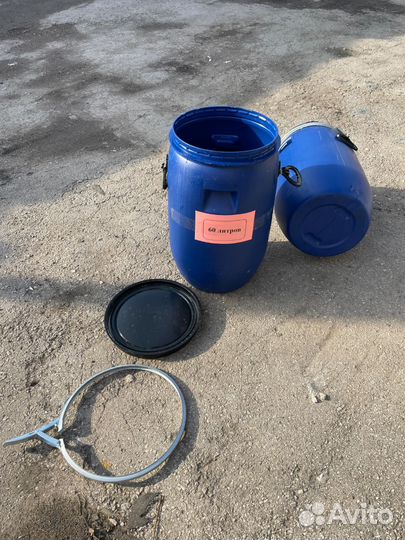 Бочка пластиковая 60 литров пищевая