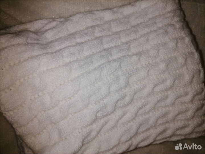 Снуд белый новый