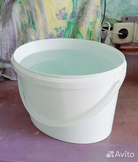 Ведро пластик на 6литров для пищевых продуктов