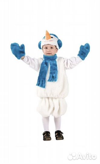 Костюм карновальный «Снеговик», напрокат
