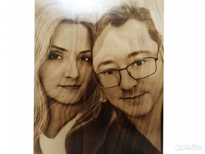 Выжигание по дереву портрет по фото