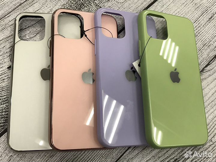 Стеклянный чехол для iPhone 11 Pro
