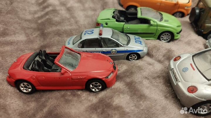 Машинки металлические модельки