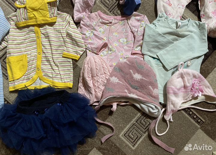 Одежда пакетом для девочки р.56-80