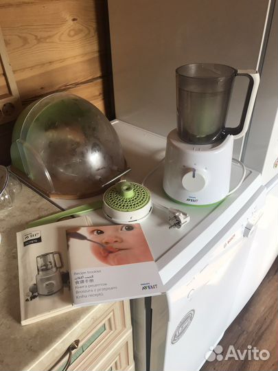 Пароварка-блендер philips avent (2в1)