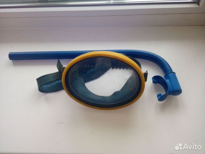 Комплект Ласты с маской и трубкой