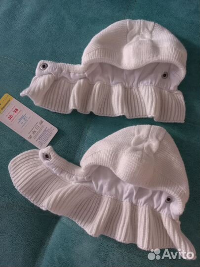 Шапка шлем для двойни