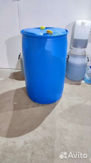 Бочка пластиковая пищевая 227 литров 1шт