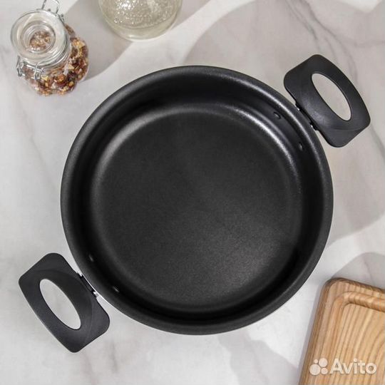 Жаровня-сковорода Consul, 1,5 л, d20 см, стеклянна