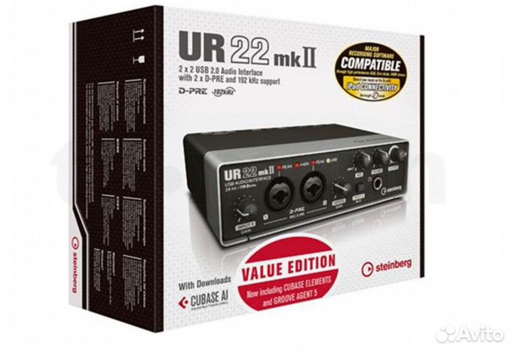 Внешняя звуковая карта аудиоинтерфейс Steinberg ur