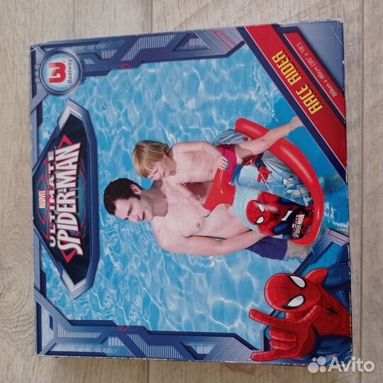 Надувной скутер для детей Спайдер Мен