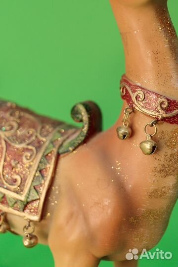 Новогодний олень статуэтка