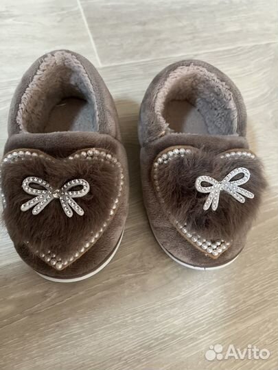 Тапочки домашние детские