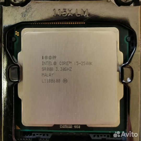 Процессор Intel i5-2500K (LGA1155, 4 ядра, разгон)