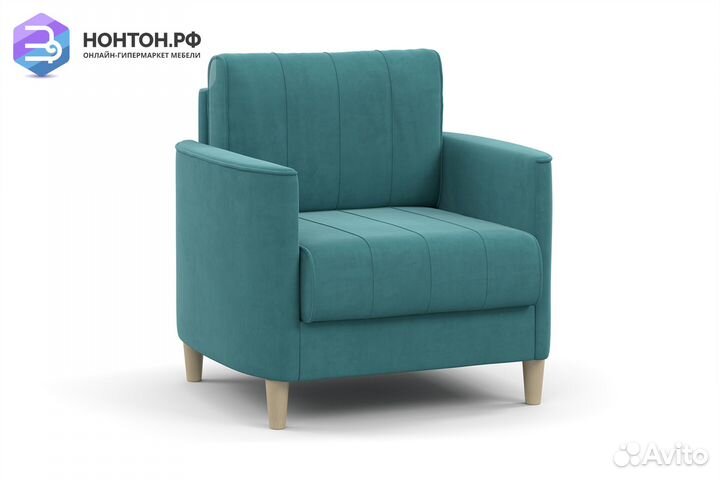 Кресло Лора бирюзовое