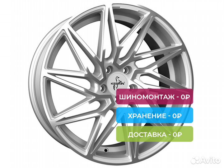 R19 5x112 8,5J ET45 D72,6 Keskin Tuning KT20 Silve