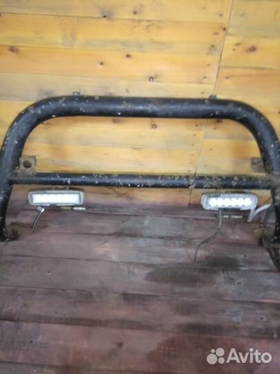 Защита бампера(дуга) для Тойота Хайс (дельфин)