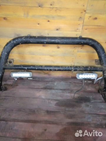 Защита бампера(дуга) для Тойота Хайс (дельфин)