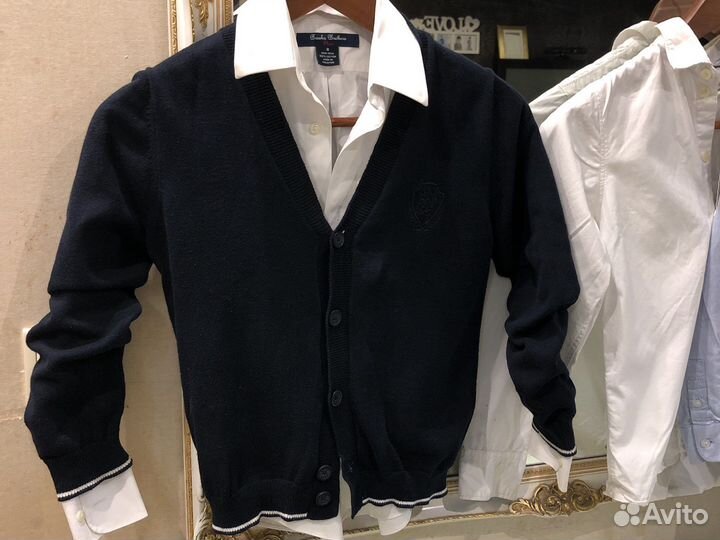 Рубашка жилет кардиган на мальчика школьная форма