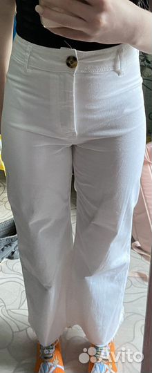 Джинсы кюлоты stradivarius