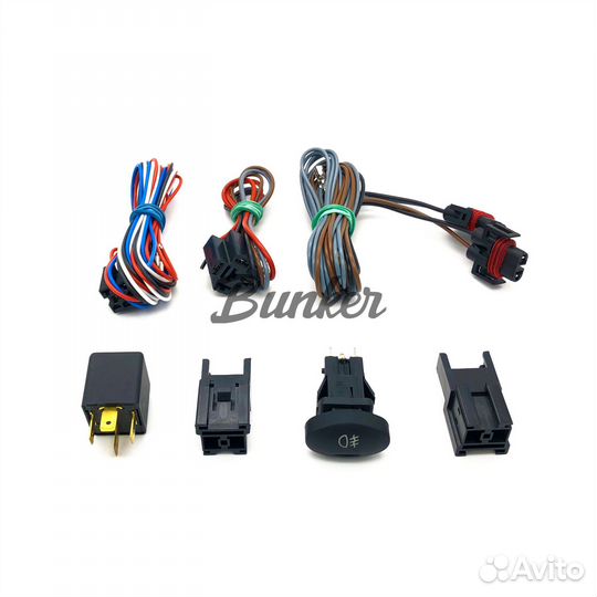 Комплект для подключения птф с кнопкой Калина I