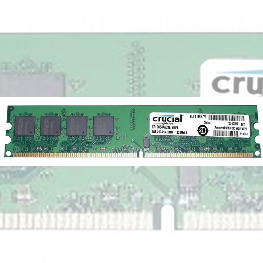 [CT12864AA53E.M8FE] Оперативная Память Crucial 1gb Ct12864aa53e.m8fe