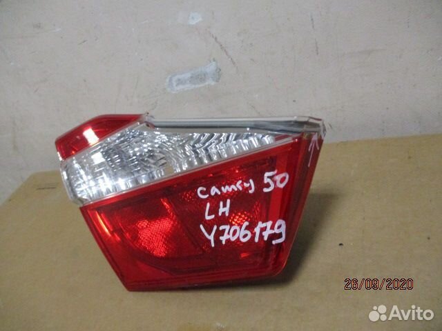 Фонарь левый Toyota Camry 50