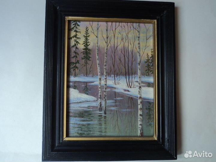 Картина, Весенний разлив, Ю П.Гаврилов