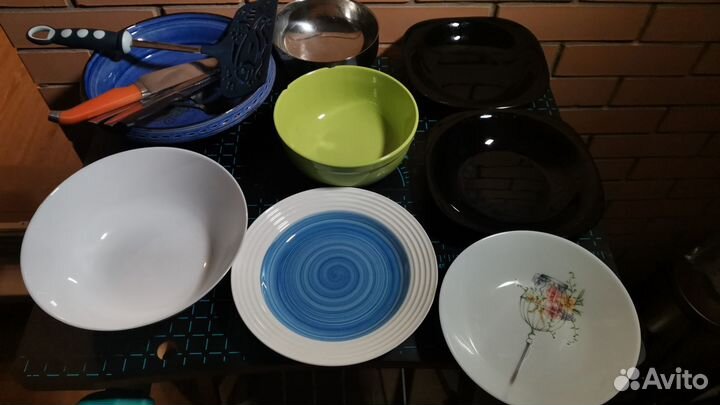 Посуда (Чашки, стаканы, миски, тарелки, утварь)