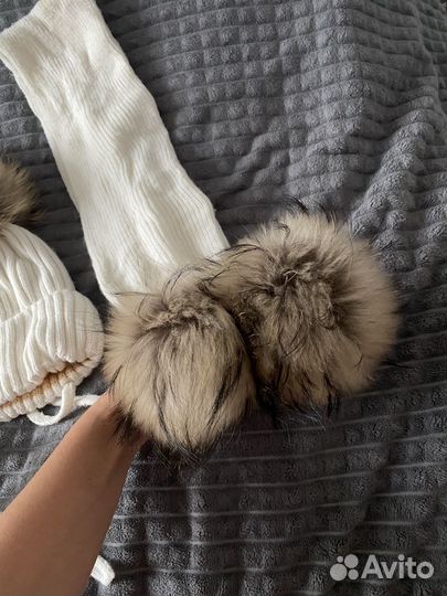 Шапка и шарф для девочки