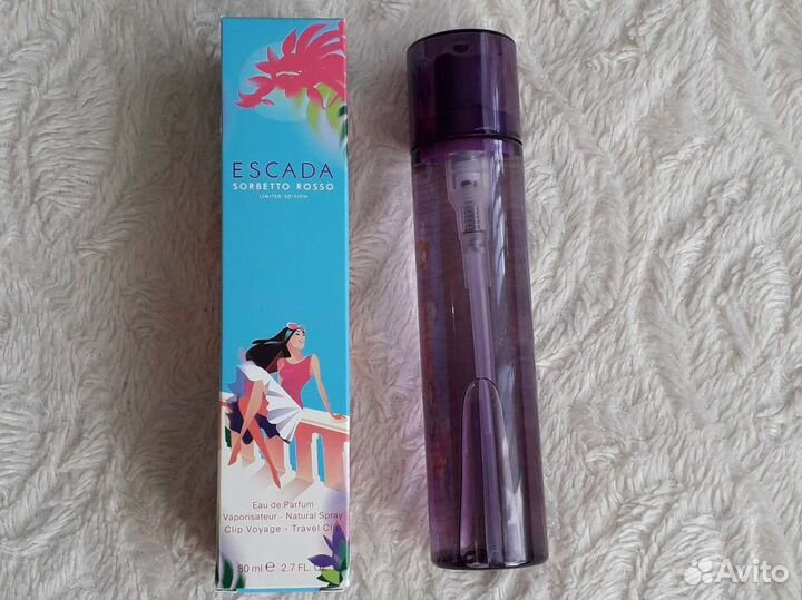 Духи escada сорбето россо 80мл новые