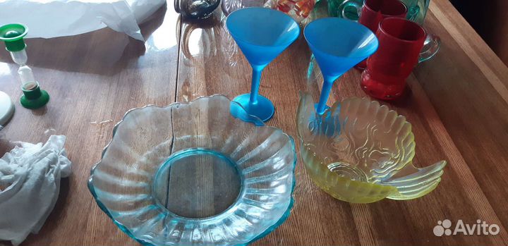 Цветное стекло,хрусталь
