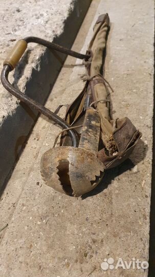 Бур для льда б/у, советских времён